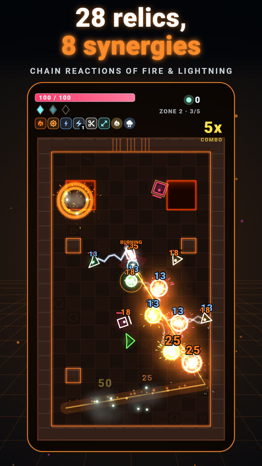 Chain reactions of fire and lightning
