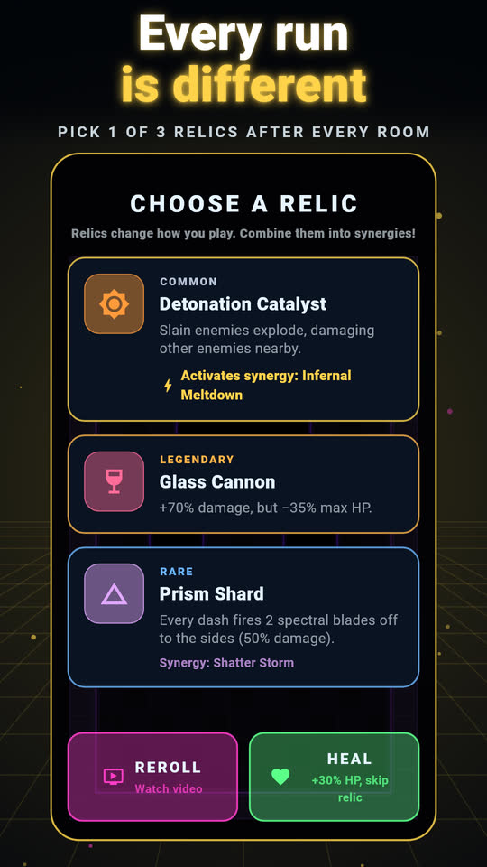 Relic choice